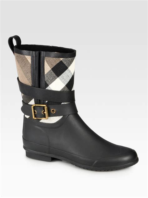 rain boots burberry ebay|burberry rain boots overstock.